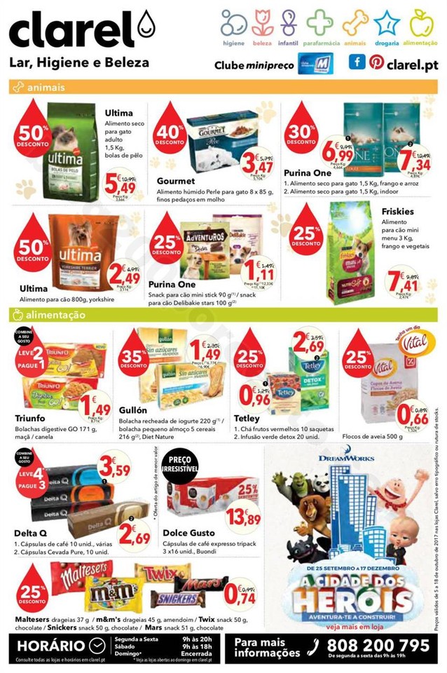 Antevisão Folheto CLAREL promoções de 5 a 18 ou