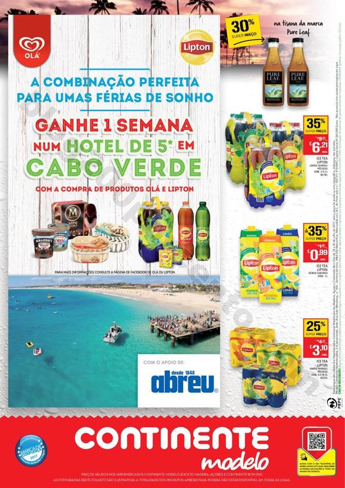 Antevisão Folheto CONTINENTE Gelados e Refrigeran