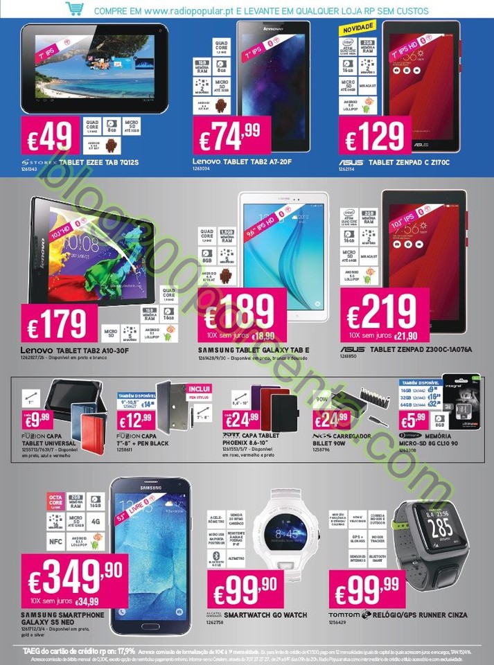 Antevisão Folheto RADIO POPULAR Promoções de 8 