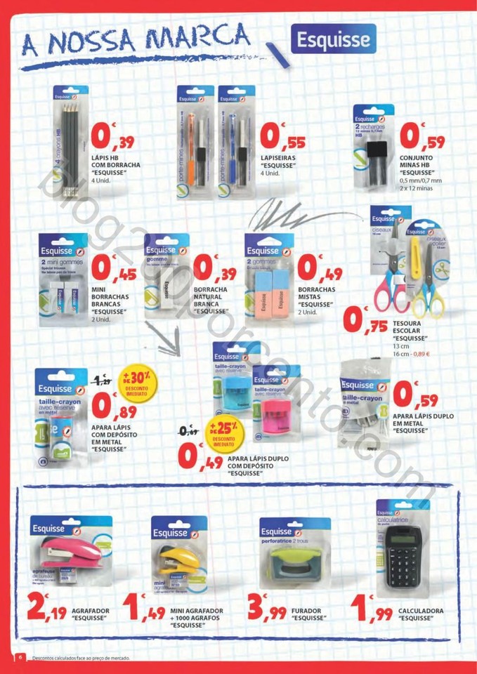 Antevisão Folheto E-LECLERC Regresso às aulas de