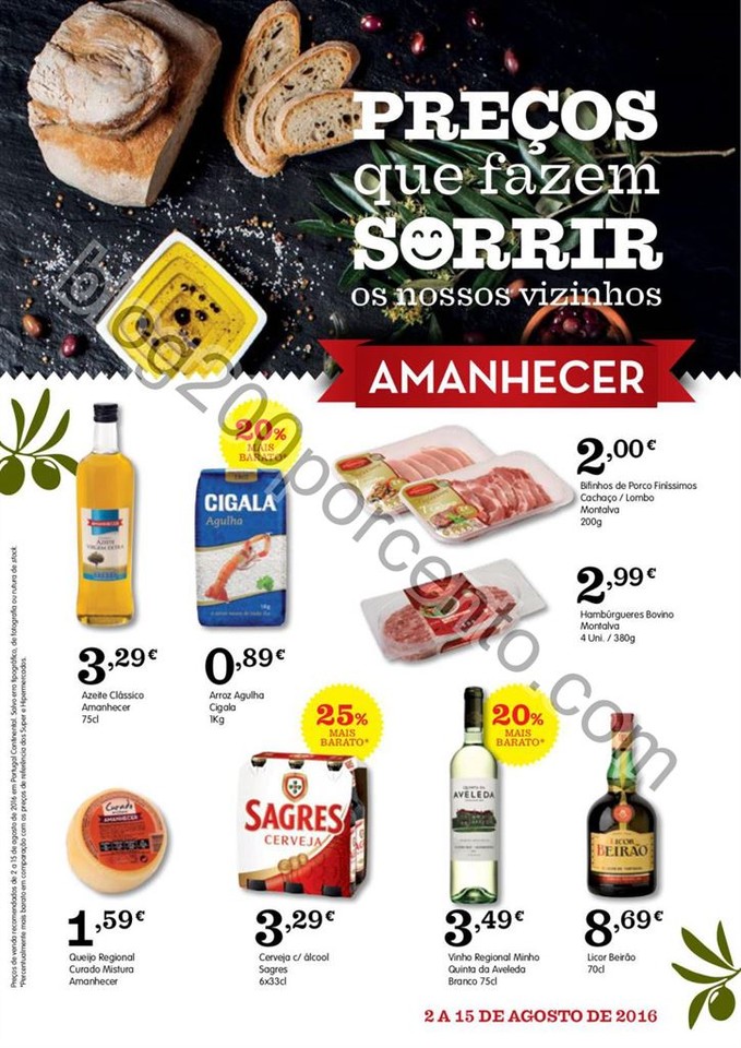 Novo Folheto AMANHECER Promoções até 15 agosto 