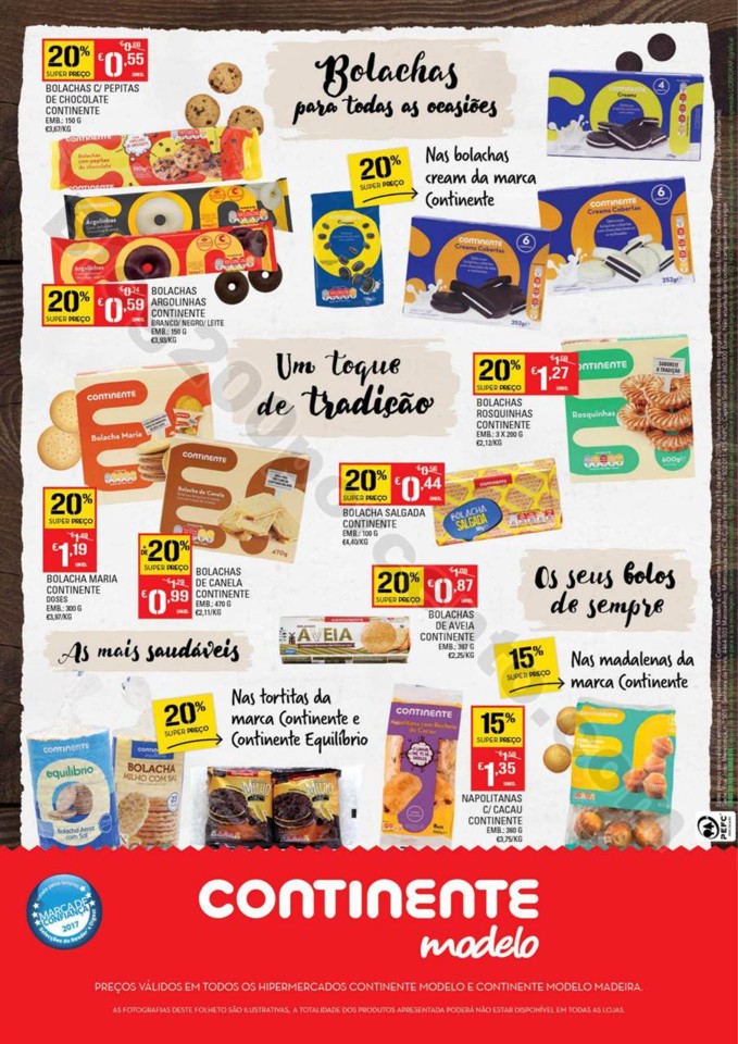 Antevisão Folheto CONTINENTE Doces promoções de