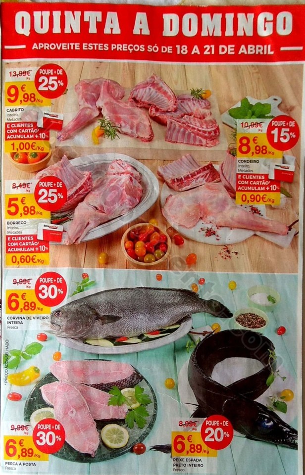 Intermarché Folheto promoções de 18 a 24 abril 