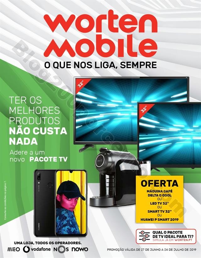 Antevisão Folheto WORTEN Mobile Promoções de 27