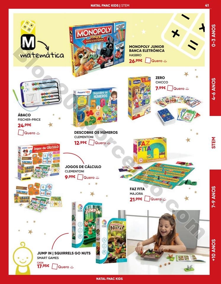 Antevisão Folheto FNAC Natal Kids Promoções de 