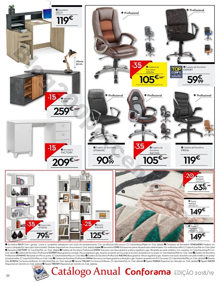 Antevisão Folheto CONFORAMA Promoções de 1 a 22