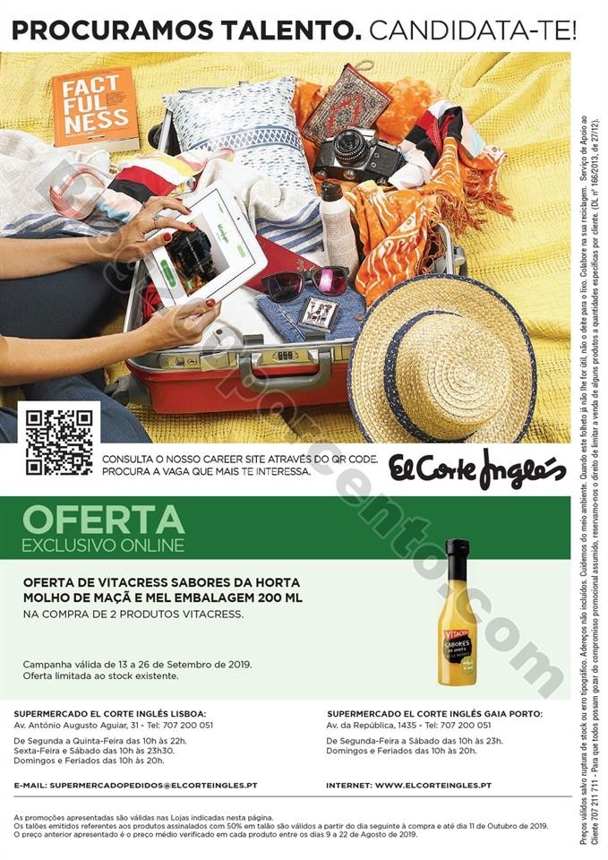 Antevisão Folheto EL CORTE INGLÉS Promoções de
