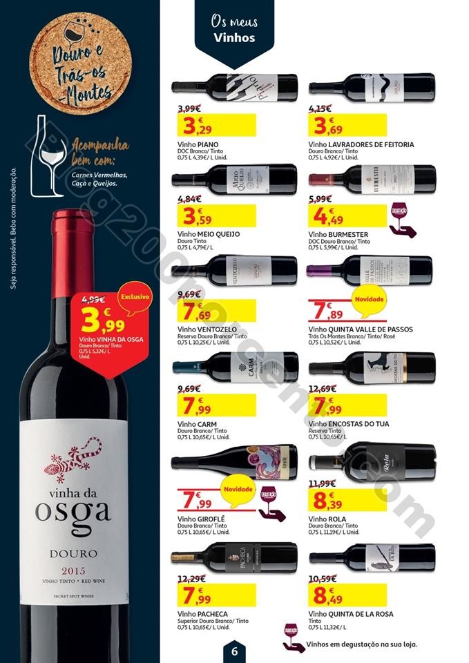 Antevisão Folheto AUCHAN Vinhos e Sabores Promoç