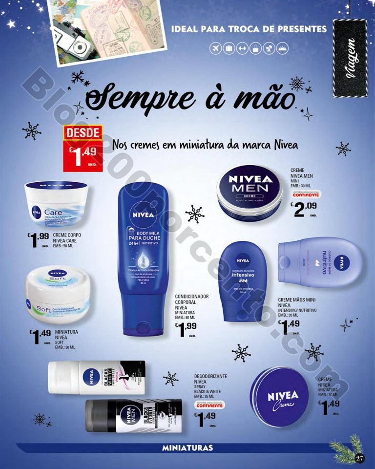 Antevisão Folheto CONTINENTE Fim de ano em Beleza