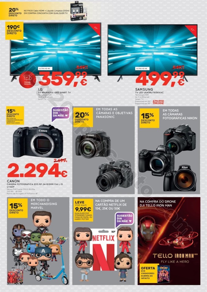 Antevisão Folheto WORTEN Dia da Mãe - Promoçõe