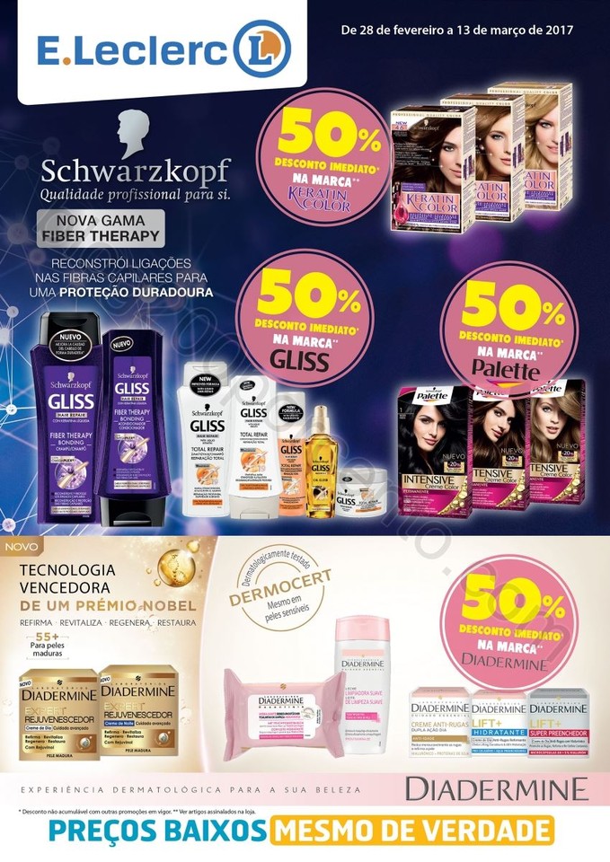 Antevisão Folheto E-LECLERC Extra Beleza Promoç