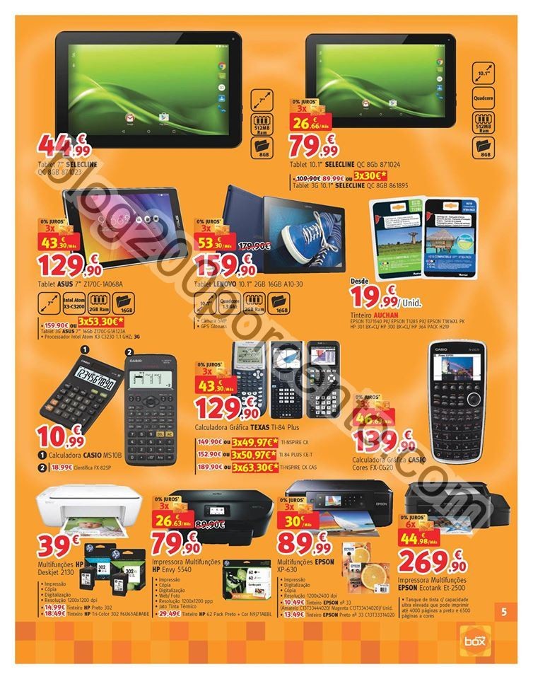 Antevisão Folheto JUMBO - BOX Promoções de 5 ag