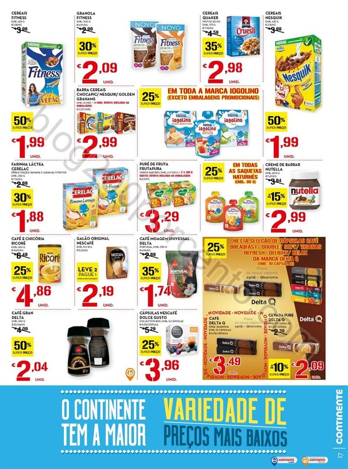 Antevisão Folheto CONTINENTE Promoções de 16 a 