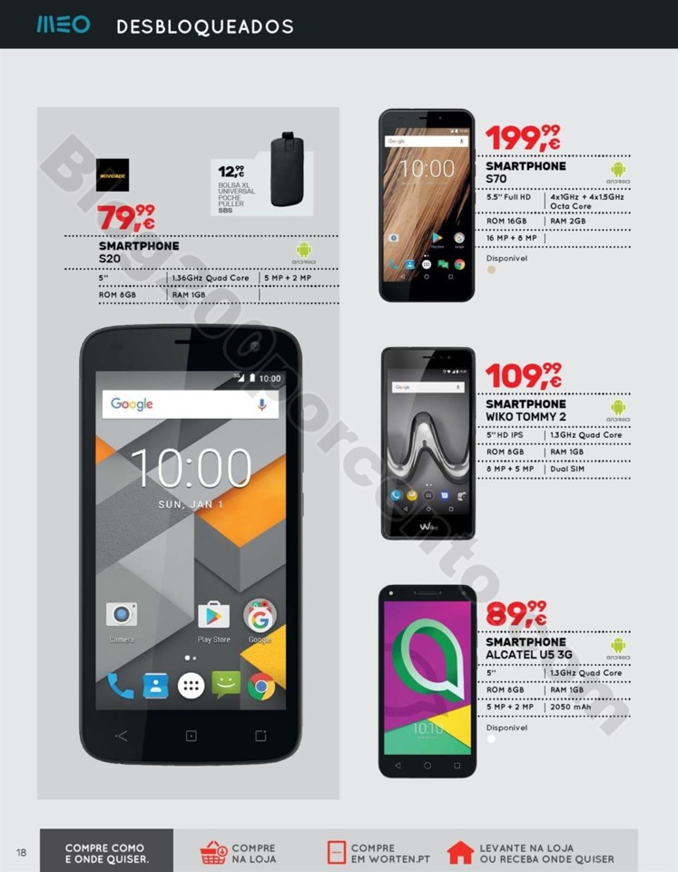 Antevisão Folheto WORTEN Mobile Promoções de 15