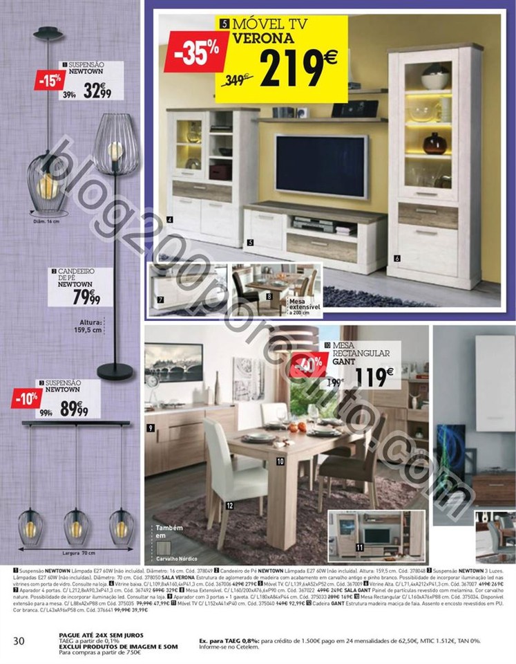 Antevisão Folheto CONFORAMA Promoções de 28 jul