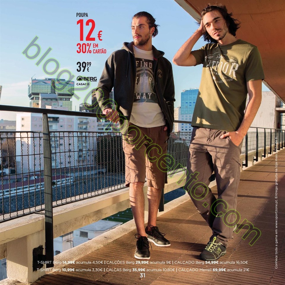 Novo Folheto SPORT ZONE promoções de 9 março a 