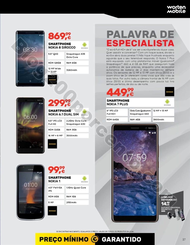 Novo Folheto WORTEN Mobile Promoções até 1 agos