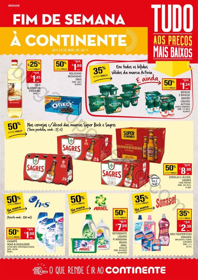 Antevisão Folheto CONTINENTE Fim de semana promo
