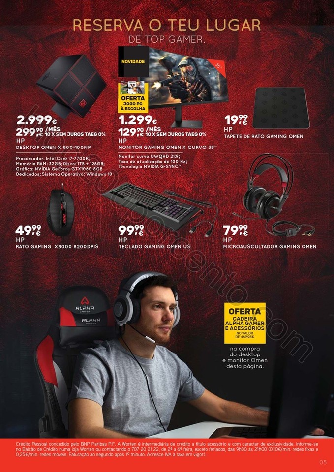 Novo Folheto WORTEN Extra Gamer promoções até 3