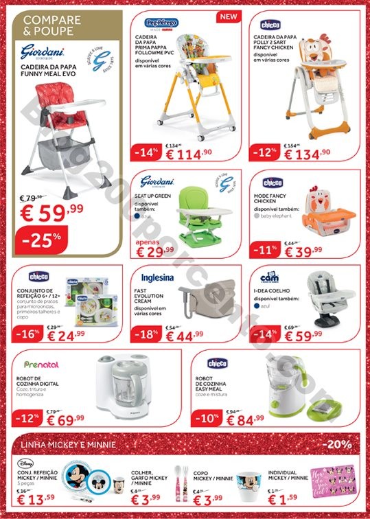 Antevisão Folheto Prénatal promoções de 29 nov