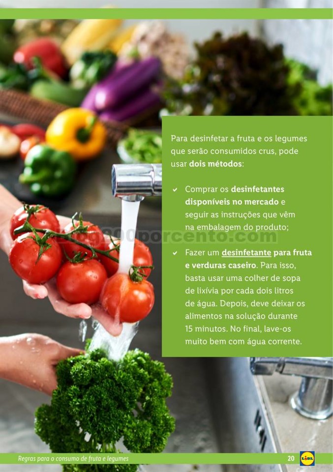 Folheto LIDL Guia de consumo frutas e legumes p20.
