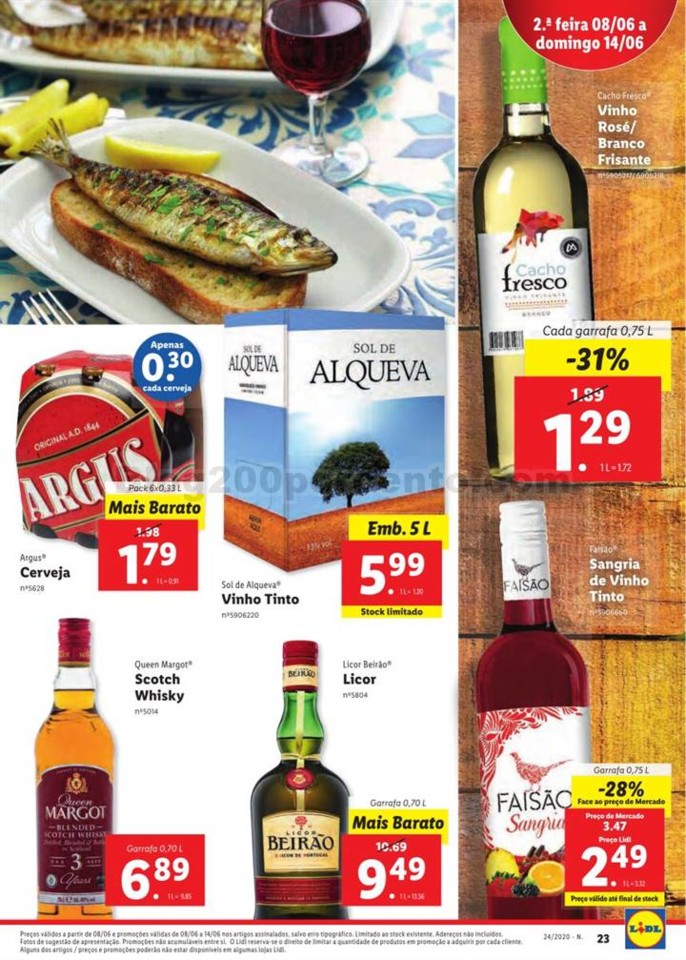 Antevisão Folheto LIDL Promoções de 8 a 14 junh