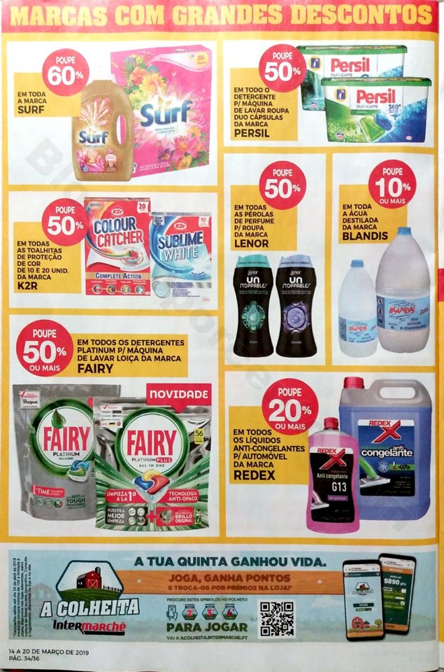 antevisão folheto intermarche promoções de 14 a