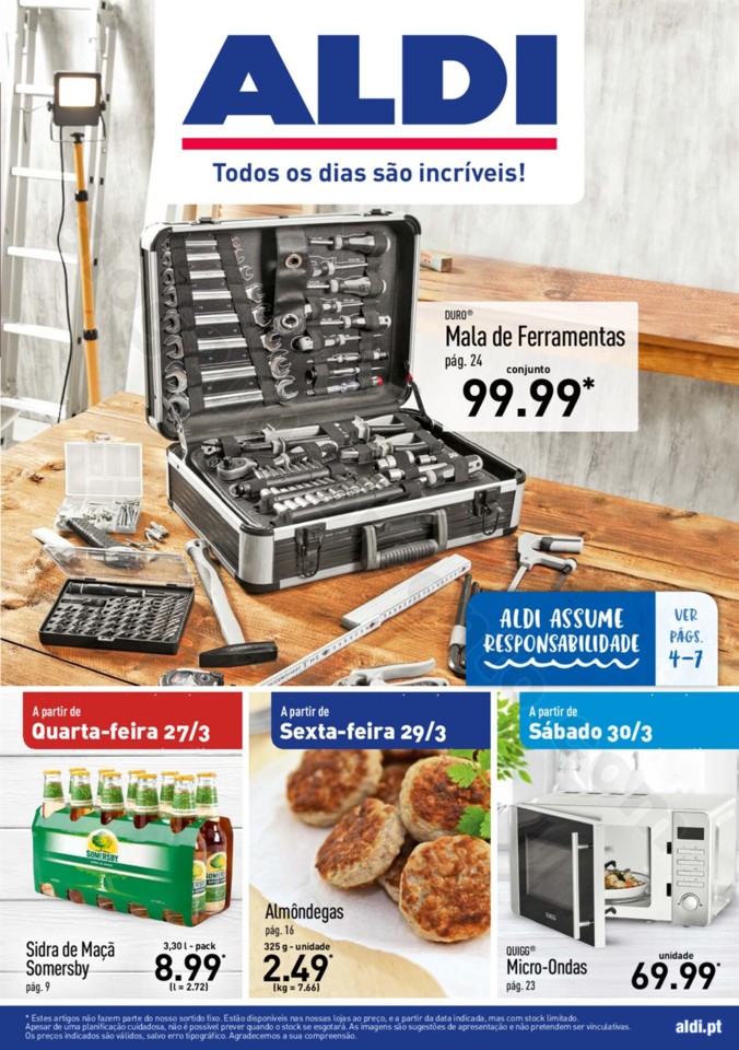 Antevisao Folheto ALDI Promoções a partir de 27 