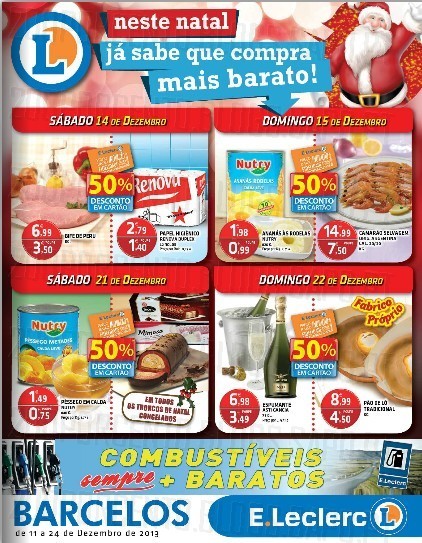Antevisão Folheto | E-LECLERC | Barcelos de 11 a 24 dezembro