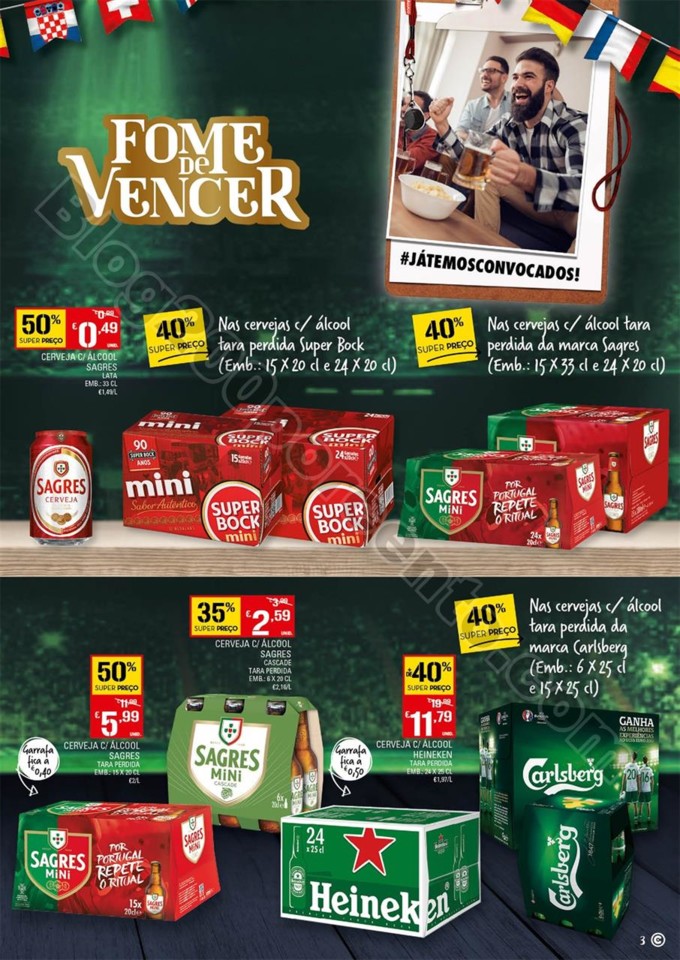 Antevisão Folheto CONTINENTE Cervejas e mariscos 