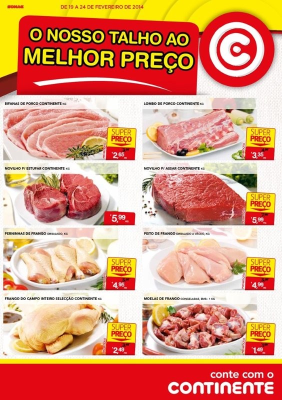 Novo Folheto | CONTINENTE | Talho de 19 a 24 fevereiro