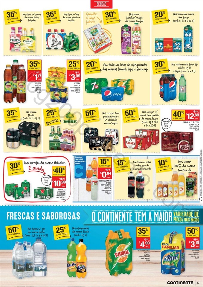 Antevisão Folheto CONTINENTE Promoções de 16 a 