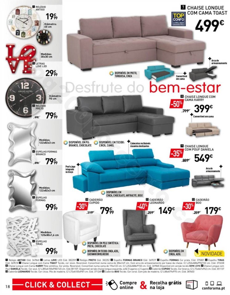 Antevisão Conforama promoções de 2 a 23 novembr