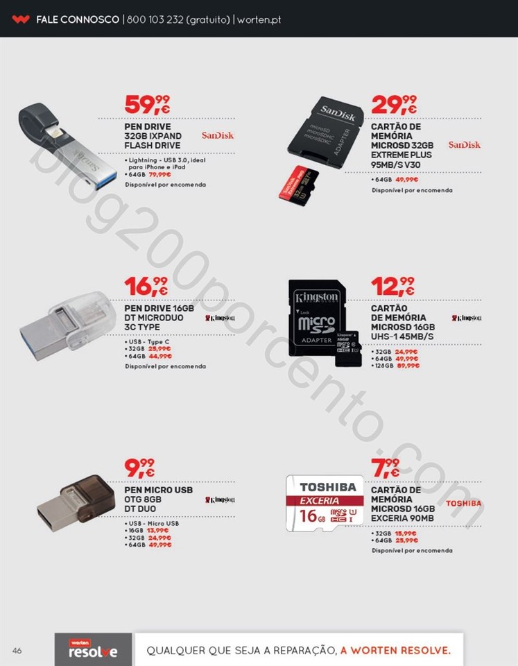 Novo Folheto WORTEN Mobile Promoções até 8 mar