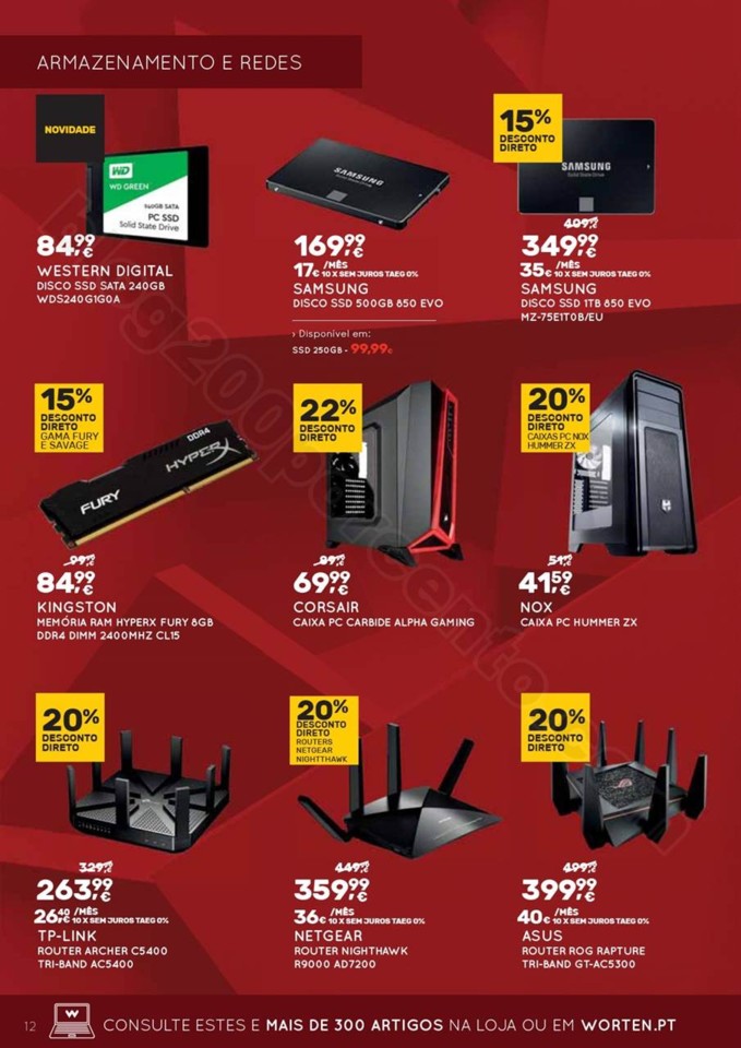 Novo Folheto WORTEN Gamer promoções até 22 nove