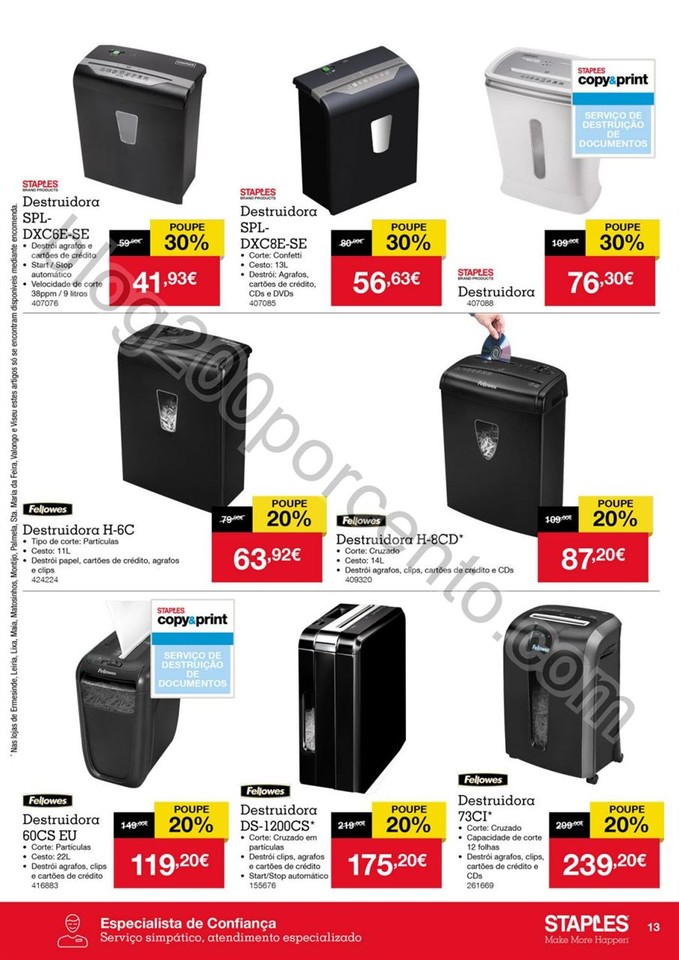 Antevisão Folheto II STAPLES Promoções de 29 de