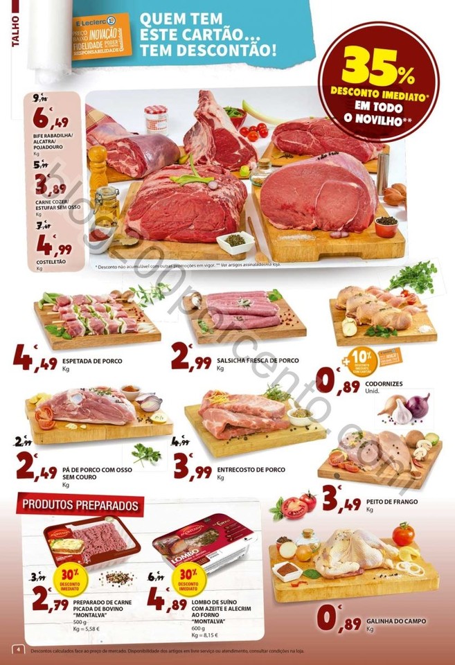 Antevisão Folheto E-LECLERC Promoções de 20 a 2