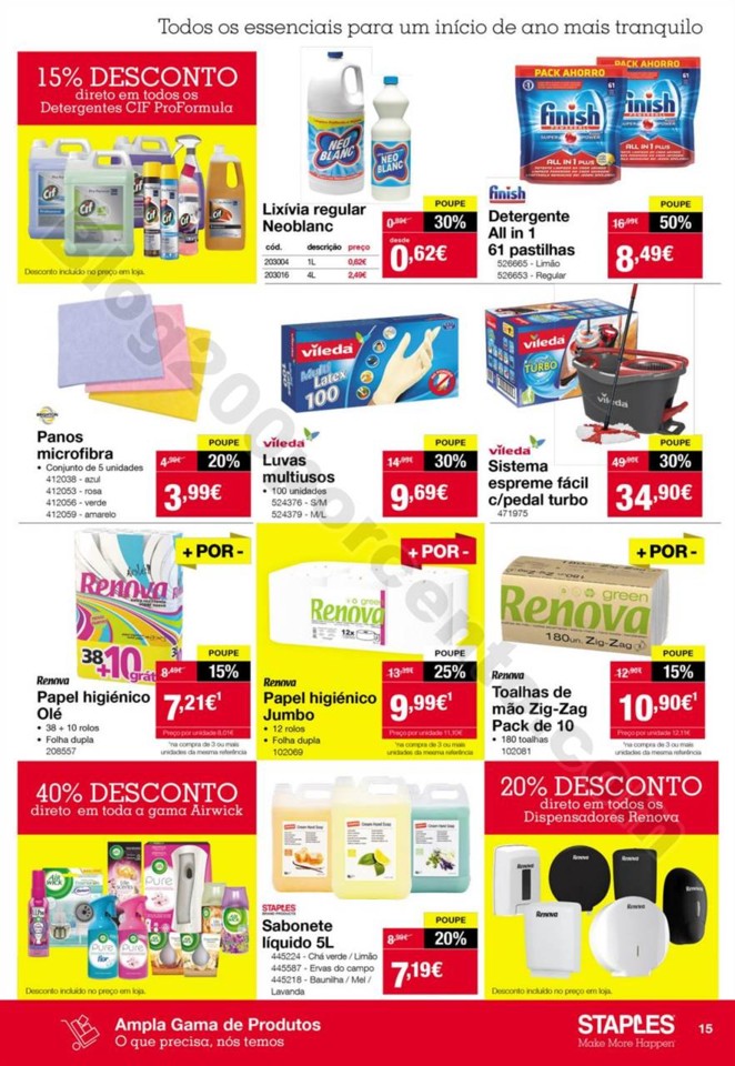Antevisão Folheto STAPLES Promoções de 2 a 16 j
