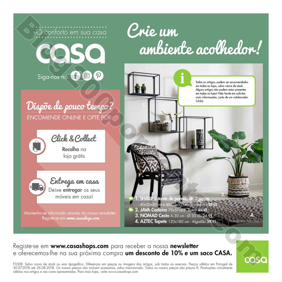Antevisão Folheto CASA Promoções de 30 julho a 