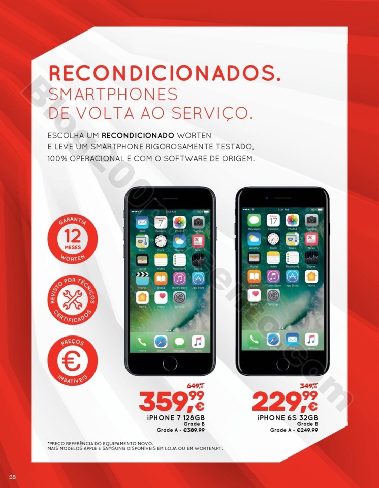 Antevisão Folheto WORTEN Mobile Promoções de 25