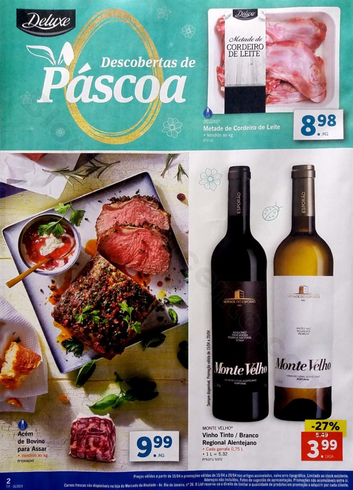 antevisao folheto lidl promocoes páscoa de 15 a 2