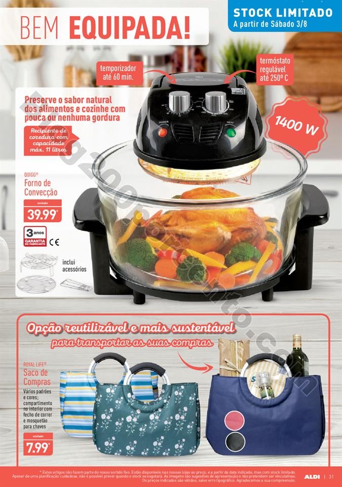 Antevisão Folheto ALDI Promoções a partir de 31
