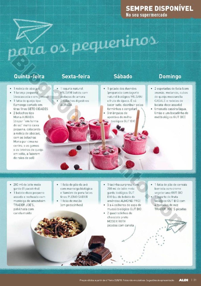 Antevisão Folheto ALDI Promoções a partir de 22