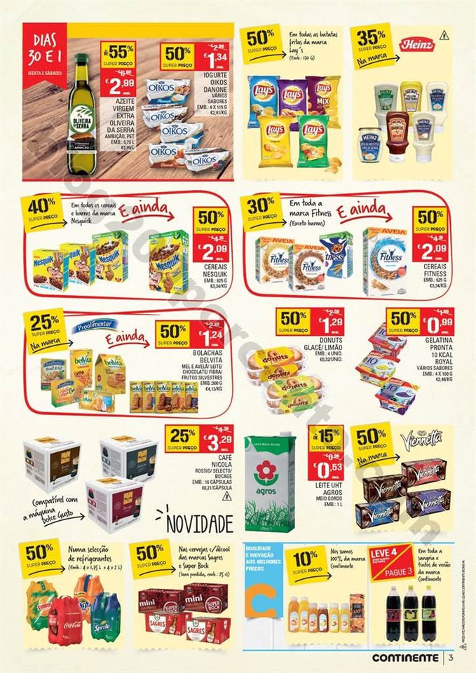 Antevisão Folheto CONTINENTE Fim de semana promo