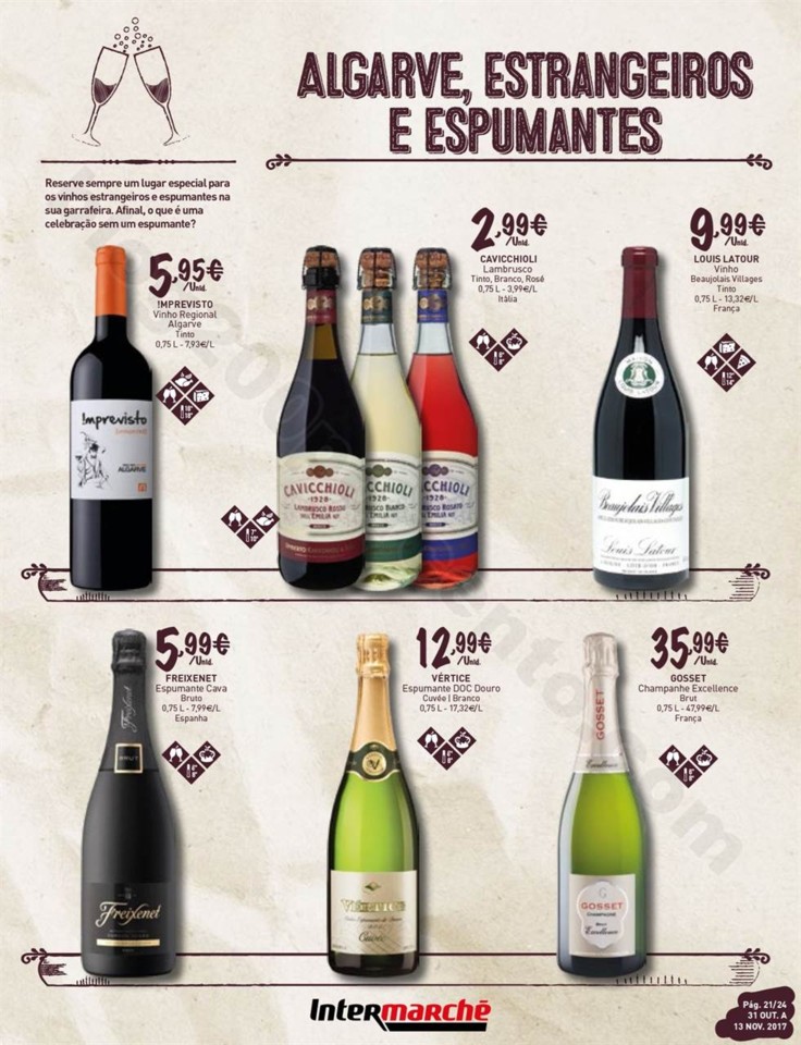 Antevisão Folheto INTERMARCHÉ Vinhos promoções