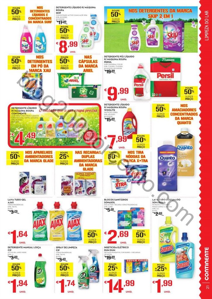 Antevisão Folheto CONTINENTE - MODELO Madeira de 