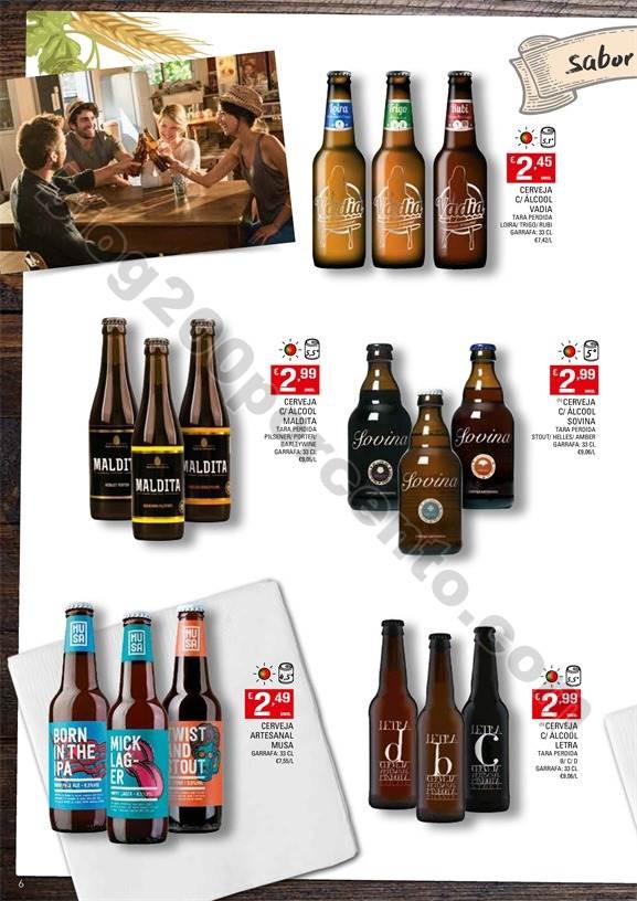 Antevisão Folheto CONTINENTE Mariscos e Cervejas 