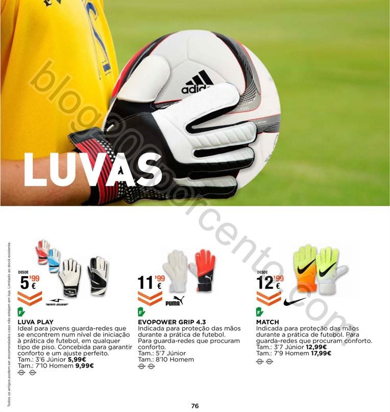 Novo Folheto SPORT ZONE Especial Futebol promoçõ