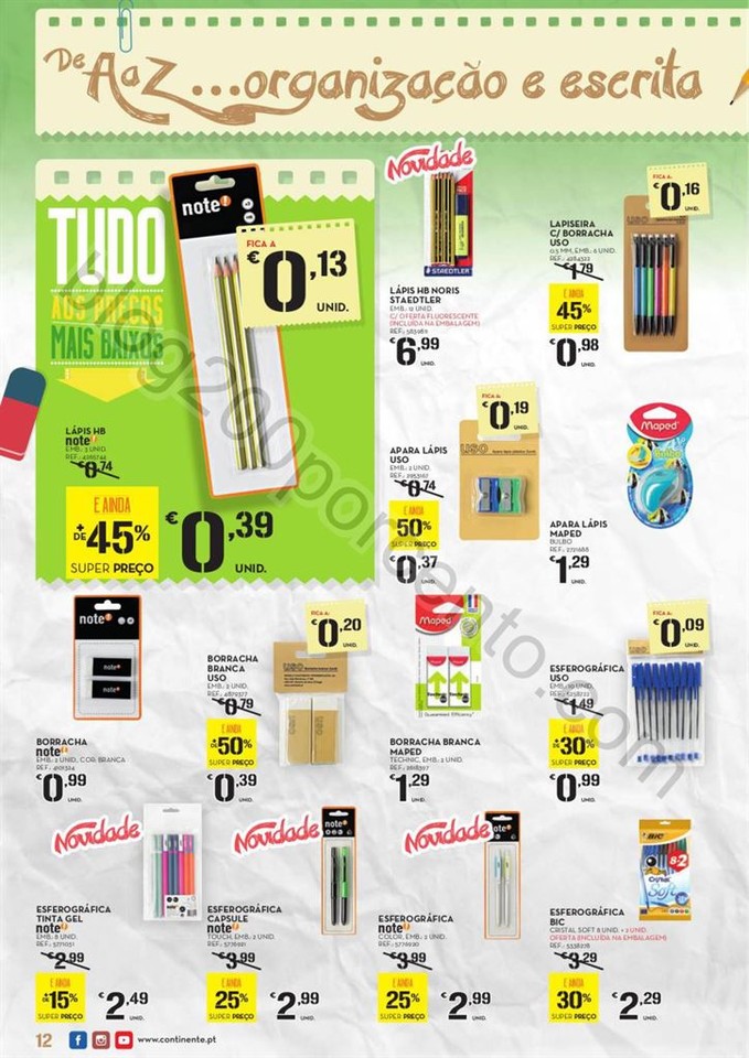 Antevisão Folheto MODELO Madeira Regresso às aul