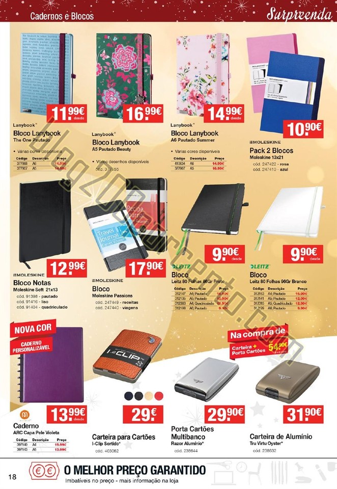 Antevisão Folheto STAPLES Natal promoções de 26